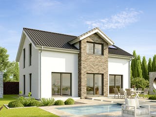 Fertighaus ProFamily 143 - Jahres-Special von ProHaus Ausbauhaus ab 186899€, Satteldach-Klassiker Außenansicht 1