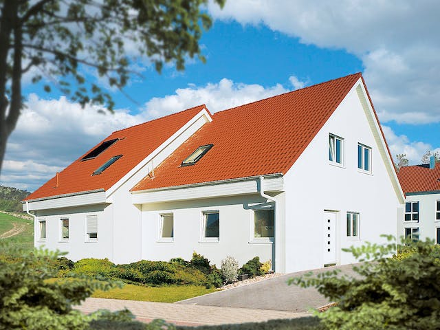 Fertighaus ProGeneration 125 von ProHaus Ausbauhaus ab 159277€, Satteldach-Klassiker Außenansicht 1