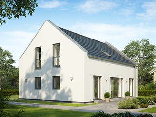 Fertighaus Pro Family 156/20 von ProHaus Schlüsselfertig ab 353712€, Satteldach-Klassiker Außenansicht 1