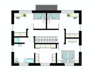 Fertighaus ProFamily 167/20 von ProHaus Schlüsselfertig ab 397436€, Satteldach-Klassiker Grundriss 2