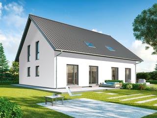 Fertighaus ProGeneration 119/20 von ProHaus Schlüsselfertig ab 298899€, Satteldach-Klassiker Außenansicht 1