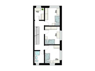 Fertighaus ProGeneration 148/20 von ProHaus Schlüsselfertig ab 403984€, Satteldach-Klassiker Grundriss 2