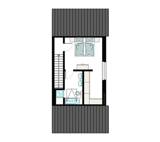 Fertighaus ProGeneration 148/20 von ProHaus Ausbauhaus ab 229000€, Satteldach-Klassiker Grundriss 3