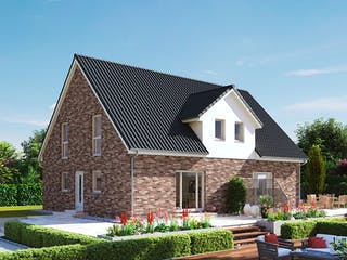 Fertighaus ProGeneration 162-58/20 von ProHaus Schlüsselfertig ab 519110€, Satteldach-Klassiker Außenansicht 1