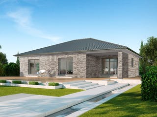 Fertighaus ProLife 122/20 von ProHaus Schlüsselfertig ab 335589€, Bungalow Außenansicht 1