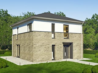 Fertighaus ProStyle 128/20 von ProHaus Schlüsselfertig ab 369808€, Stadtvilla Außenansicht 1