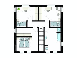 Fertighaus ProStyle 144/20 von ProHaus Schlüsselfertig ab 394538€, Stadtvilla Grundriss 2