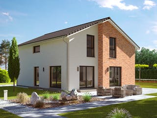 Fertighaus ProStyle 148/20 von ProHaus Schlüsselfertig ab 382459€, Satteldach-Klassiker Außenansicht 1