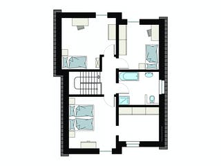 Fertighaus ProStyle152/20 von ProHaus Schlüsselfertig ab 395872€, Pultdachhaus Grundriss 2