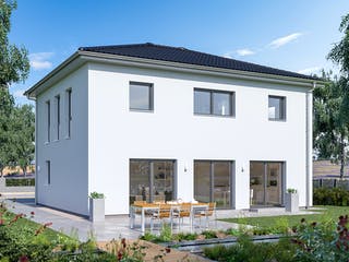 Fertighaus ProStyle158/20 von ProHaus Schlüsselfertig ab 426219€, Stadtvilla Außenansicht 1