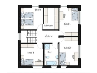 Fertighaus ProStyle 164/20 von ProHaus Schlüsselfertig ab 422501€, Stadtvilla Grundriss 2