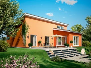 Fertighaus ProLife 114 von ProHaus Ausbauhaus ab 215539€, Pultdachhaus Außenansicht 1