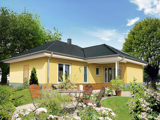 Fertighaus ProLife 126 von ProHaus Ausbauhaus ab 171425€, Bungalow Außenansicht 1