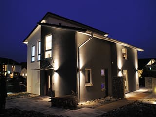 Fertighaus ProStyle 128 von ProHaus Ausbauhaus ab 158172€, Pultdachhaus Außenansicht 1