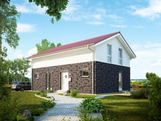 Fertighaus ProStyle 137 KK von ProHaus, Satteldach-Klassiker Außenansicht 1