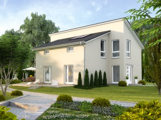 Fertighaus ProStyle 138 von ProHaus Ausbauhaus ab 186596€, Pultdachhaus Außenansicht 1