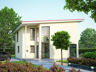 Fertighaus ProStyle 132 von ProHaus Ausbauhaus ab 208407€, Pultdachhaus Außenansicht 1