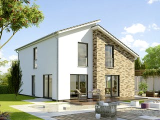 Fertighaus ProStyle144 - Jahres-Special von ProHaus Ausbauhaus ab 199999€, Satteldach-Klassiker Außenansicht 1