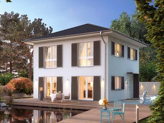 Fertighaus ProStyle 96 von ProHaus Ausbauhaus ab 168103€, Stadtvilla Außenansicht 1