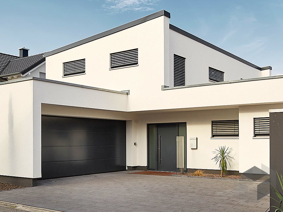Pultdach Klassik 157 von LUXHAUS Außenansicht
