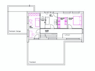 Fertighaus Pultdach Klassik 157 von LUXHAUS, Pultdachhaus Grundriss 2