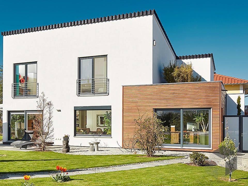 Pultdach Klassik 197 von LUXHAUS Außenansicht