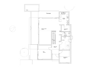 Fertighaus Pultdach Klassik 197 von LUXHAUS, Pultdachhaus Grundriss 1