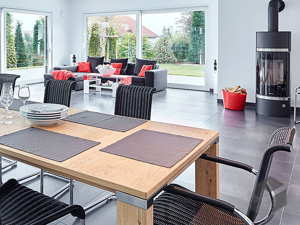 Pultdach Klassik 257 von LUXHAUS Innenansicht