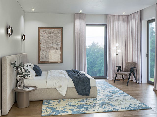 Massivhaus Como von P & P Massivhaus Schlüsselfertig ab 333000€, Stadtvilla Innenansicht 3