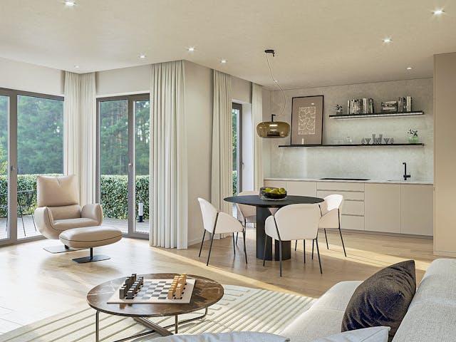 Massivhaus Oslo von P & P Massivhaus Schlüsselfertig ab 415000€, Satteldach-Klassiker Innenansicht 2