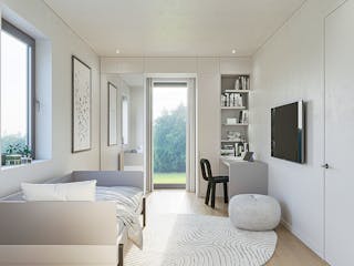 Massivhaus Salzburg von P & P Massivhaus Schlüsselfertig ab 299000€, Satteldach-Klassiker Innenansicht 4