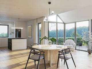 Massivhaus Verona von P & P Massivhaus Schlüsselfertig ab 309500€, Satteldach-Klassiker Innenansicht 2