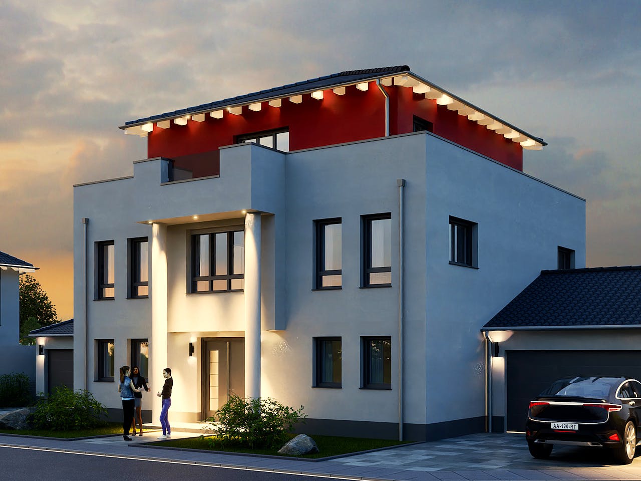 Einfamilienhaus Q10 PHOENIX PALACE von Fertighaus.de