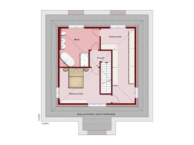 Massivhaus Q10 PHOENIX PALACE von Q-Logic…Wohncompany, Stadtvilla Grundriss 3