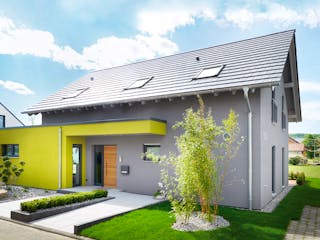 Fertighaus Koblenz von Fingerhut Haus Schlüsselfertig ab 571552€, Satteldach-Klassiker Außenansicht 1