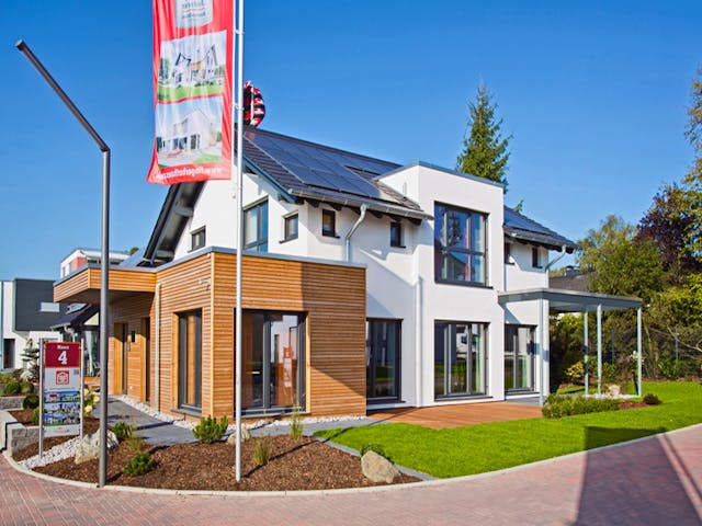 Fertighaus Wuppertal von Fingerhut Haus Schlüsselfertig ab 606177€, Satteldach-Klassiker Außenansicht 2