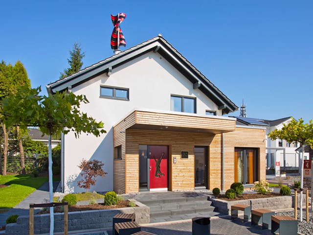 Fertighaus Wuppertal von Fingerhut Haus Schlüsselfertig ab 606177€, Satteldach-Klassiker Außenansicht 4