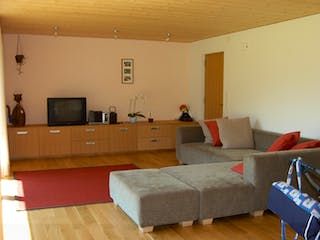 Fertighaus Rahn von Holzhaus Roßkopf Schlüsselfertig ab 298000€, Satteldach-Klassiker Innenansicht 1