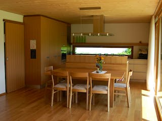 Fertighaus Rahn von Holzhaus Roßkopf Schlüsselfertig ab 298000€, Satteldach-Klassiker Innenansicht 3