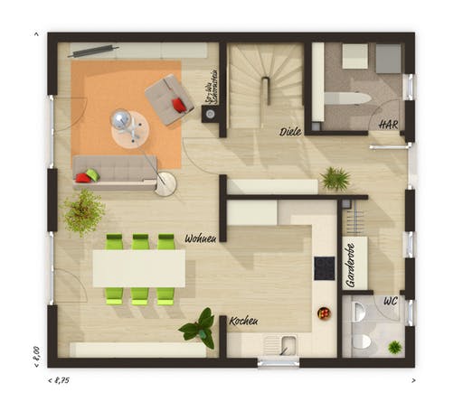 Raumwunder 100 Trend Floorplan 1