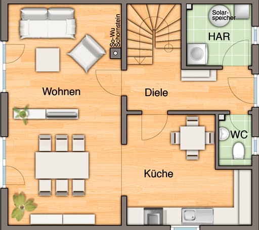 Raumwunder 100 Trend Floorplan 1