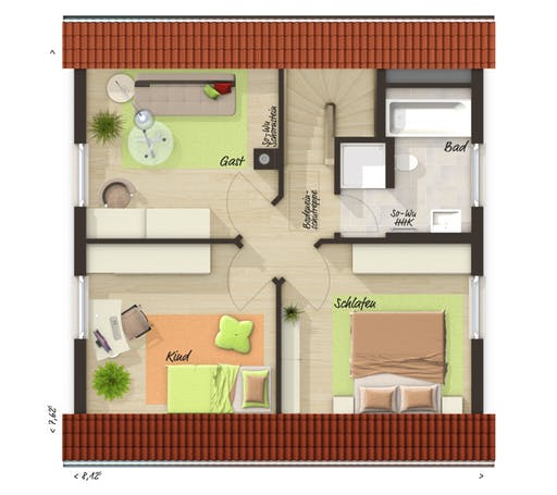 Raumwunder 90 Trend Floorplan 1