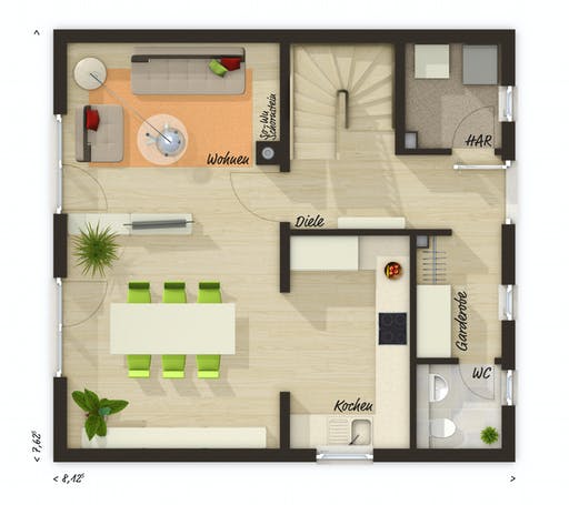 Raumwunder 90 Trend Floorplan 2