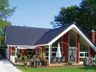 Fertighaus Skagen 136+11 von EBK Haus, Bungalow Außenansicht 1