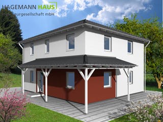 Fertighaus Refuga von Hagemann Haus Schlüsselfertig ab 180500€, Stadtvilla Außenansicht 3