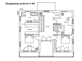 Fertighaus Albaching von Regnauer Hausbau Schlüsselfertig ab 633710€, Stadtvilla Grundriss 2