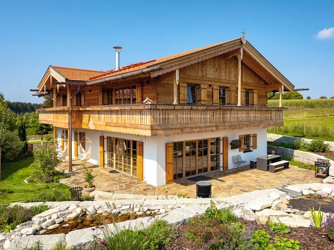 Fertighaus Alois von Regnauer Hausbau Schlüsselfertig ab 786020€, Satteldach-Klassiker Außenansicht 1