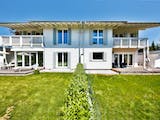 Fertighaus Breitbrunn von Regnauer Hausbau Schlüsselfertig ab 350040€, Satteldach-Klassiker Außenansicht 2