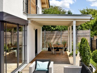 Fertighaus Bruckberg von Regnauer Hausbau Schlüsselfertig ab 396995€, Satteldach-Klassiker Außenansicht 5