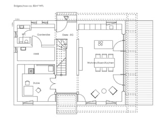 Fertighaus Vitalhaus Liesl von Regnauer Hausbau, Satteldach-Klassiker Grundriss 1
